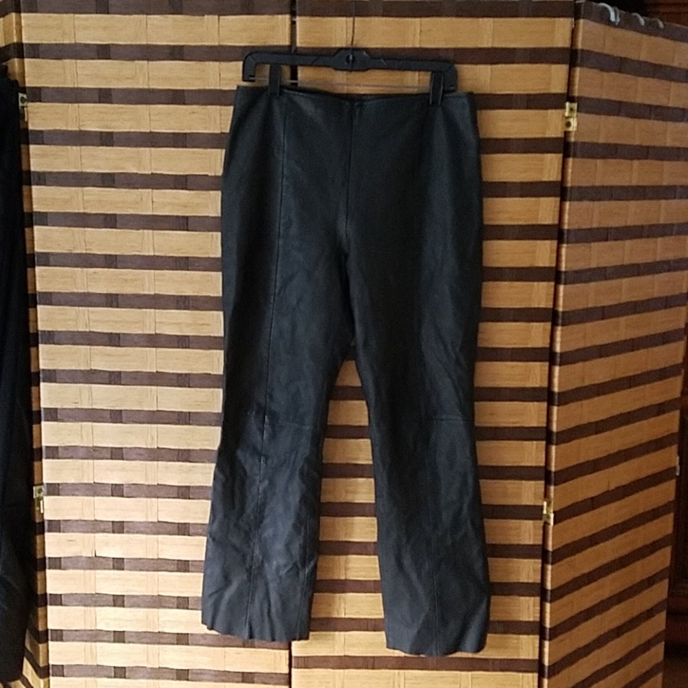 Cache Leather Lined Pants - image 1